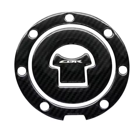 Motorcycle Carbon Fiber Fuel Gas Cap Cover Tank Protector Pad Sticker Decal For Honda CBR 600 F2/F3/