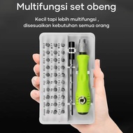 ISKU Obeng Hp 1set 32 In 1 Screwdriver Full Set Lengkap Cr-v Magnetik Obeng