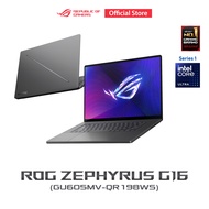 ASUS ROG Zephyrus G16 (2024) gaming laptop 16" 240Hz WQXGA OLED NVIDIA GeForce RTX 4060+ Intel Arc Graphics  Intel Core Ultra 9-185H  16GB(8x2) LPDDR5X 1TB PCIe 4.0 NVMe M.2 SSD RGB keyboard GU605MV-QR198WS