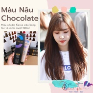 [ NA ] Luxurious KEROA Chocolate Brown Hair Color SUPER GLOSSY HAIR 100ML (6.77)