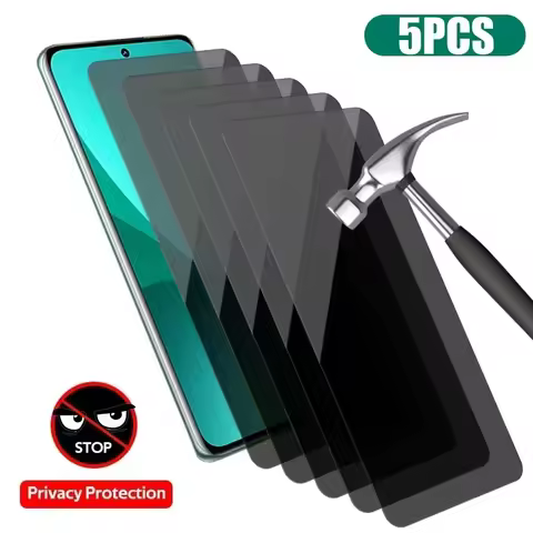 5Pcs Privacy Tempered Glass For Vivo V30 Y100i Y100T Y200E iQOO Z9 Neo9 Pro Power Lite 5G Screen Pro