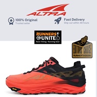 Altra Women's Mont Blanc Technical Trail Running Shoes (30mm High Cushion) Coral/Black - Kasut Menda