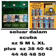 seluar dalam scuba(men brief)...size S M LXL384042444648..GUB 115 GENTS  UNDER  BRIEF