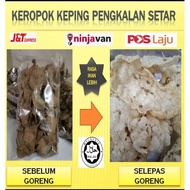 Crackers & keropok keropok kajari fish flavor %