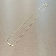 22k / 916 Gold Golden Arc Necklace by Best Gold Shop