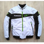 KAWASAKI Riding Jacket (White - M716)