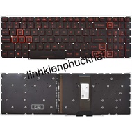 Acer Aspire Nitro 5 laptop Keyboard AN515-43, AN515-54, AN515-55, AN517-51,AN517-52 (Black Red + Wit