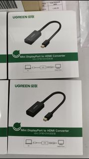 Ugreen Mini DisplayPort 轉 HDMI 4K 轉換器, 支持Thunderbolt 2.0 雷電 (40360)