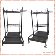 [IhoceMY] Storage Holder Home Carbon Steel Heavy Duty Yard Tool Tower Rack Garden Tool Organizer for