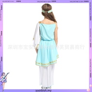 Greek Roman Princess Goddess Venus Athena Costume Kids Halloween Dress up Costume