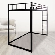 Upper Bed Lower Cabinet Apartment Iron Frame Bed, Dormitory Upper Lower Bunk, Household Customizatio