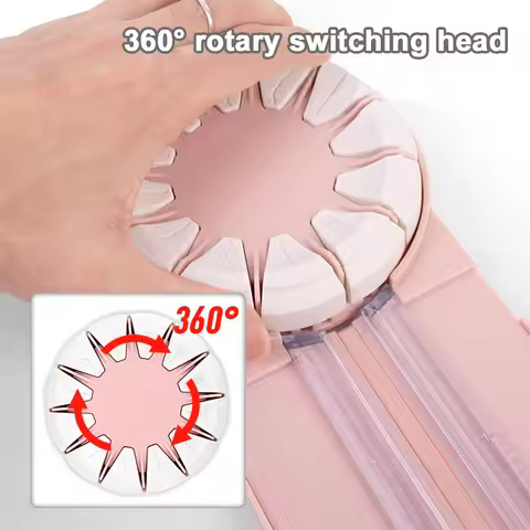 12 in 1 Rotary Paper Trimmer with 12 Cutting Heads Portable Paper Cutter Hand-Cutting Paper Trimmer 