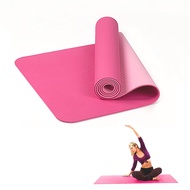 TPE Yoga Mat (180 x 60 x 0.6cm) With Straps