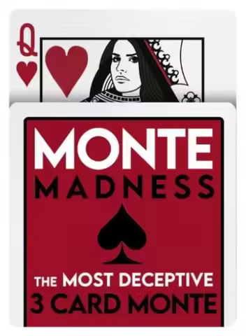 MONTE MADNESS - Madison's 3 CARD MONTE including 'MAD MONTE' - Magic tricks (Instant Download)