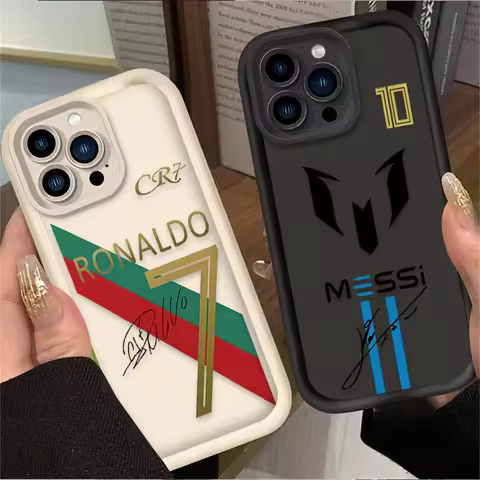 Football Number 7 Phone Case for IPhone 17 Air 16 16E 15 14 13 12 11 Pro Max X XS X S Max XR SE 2020