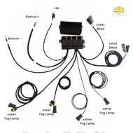 CHANEL Relay Cable Set Biled Fog Lamp 4 Channel 4 Relay H4