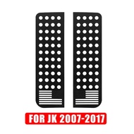 【Booming】 Car Rear Window Glass Panel Decoration Cover Trim For Jeep Wrangler Jk Jl 2007-2019 2020