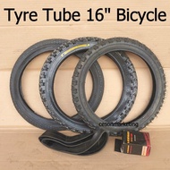 Tyre Tube 16" Bicycle Wire Tayar Bike Tire Tuib Basikal camel 16x1.75 16X1.95 16x2.125 Kualiti 16 In