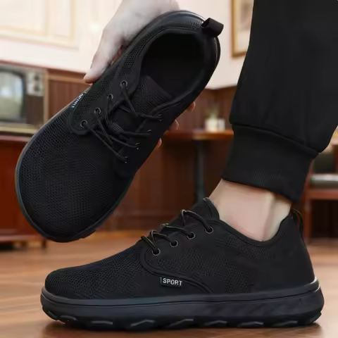 Barefoot Shoes for Men Comfortable Training Breathable Wide Toe Minimalist Footwear Zero Drop Sole P