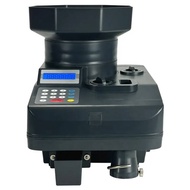 เครื่องนับเหรียญ เครื่องแยกเหรียญ​ Coin Counter​ มีหูหิ้ว หน้าจอดิจิตอล LCD เครื่องคัดแยกเหรียญ​แบบอ