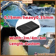 2M 5M/4M 5M/6M*5M Fish Pond Liner Garden Pools HDPE Thick Pelapik Kolam