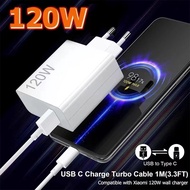 Original Xiaomi 120W Charger EU Turbo Fast Charge Adapter for Mi 15/14/13/11T Ultra Pro Redmi 12C No