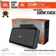 AMP JBL-CLUB-A754 เพาเวอร์แอมป์ ติดรถยนต์ 4แชลเเนล สินค้าของเเท้ รับประกันการใช้งาน1ปีC2Dจัดจำหน่าย