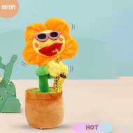 OUF 1 Set Singing Mimicking Recording Repeating What You Say Glow Stuffed Toy Dancing Talking Cactus