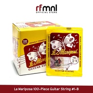 Mariposa 100-Piece Guitar Strings 1-E