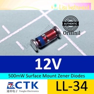 ZMM12V 500mW 0.5W LL-34 SOD80C CTK Electronics