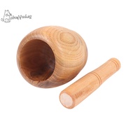 chuffed 1Set  Mortar And Pestle Set  Spice Pepper Crusher Bowl Pestle Mortar Tools Grinder Garlic Mixing Bowl Kitchen Tool Well