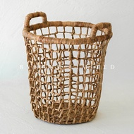 Byhand Limited Water Hyacinth Woven BASKET/Large BASKET-Natural Home Decor/ROAN BASKET