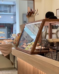 玻璃展示甜點櫃