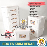 Baru ✭ Kandang Hamster Box Es Krim Bekas Campina 8 Liter Wadah Kotak