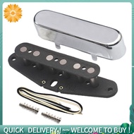 Pickup DIY Kits for Alnico 5 TL Neck Pickup Kits Brass Cover/Fiber Bobbin/Alnico V Pole Piece for TL