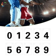 [chulisia] Score Keeper Numbers 0-9 Compact Manual Score Flip Cards for Soccer Baseball