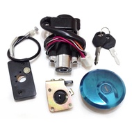 For Suzuki GZ125 MARAUDER GZ 125 Ignition Switch Gas Cap Seat Lock Key Set 4PCS