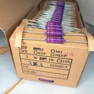 UNGU 3W 3K3 PURPLE ZERO 1% RESISTOR JAPAN COPPER LEGSOriginal