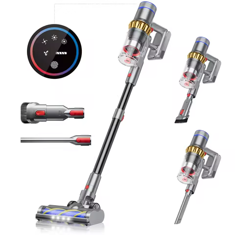 Belife Cordless Vacuum Cleaner, 38Kpa 450W Stick Vacuum Cleaners for Home Carpet Hardwood Floor, Wir