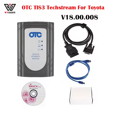 OTC TIS3 Techstream For Toyota V18.00.008 GTS IT3 VIM OBD Programming Diagnostic Scanner TIS-III Car
