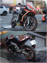 為競速賽道而生Aprilia RS4 125創造白牌經典車系,全車完整.精品改裝强化.僅此一部稀有熱血車款