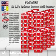 PARAISO 1.5V Alkaline Button Cell Battery AG13 LR44 AG10 LR1130 AG3 LR41 AG4 LR626 AG0 AG1 AG2 AG5 A