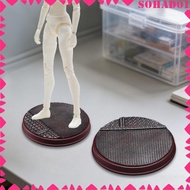 [Sohad] 1/64 Scale Display Base, 1/64 Diorama Figure Base, Realistic 1:64 Scale Figure Holder Parkin