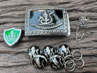 หัวเข็มขัด ม.เกษตร กระดุม เข็ม ตุ้งติ้ง สำหรับนักศึกษา พร้อมส่งไว