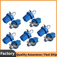 10Pcs LED Bulb Meter Dash B8-5D T5 Lamp with Holder Blue Tuning Auto Car Light