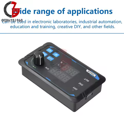 DC 5-24V Digital Frequency Meter 2-Channel Signal Generator PWM Servo Motor Driver 1Hz to 150kHz Adj