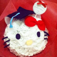 Hello Kitty Graduation Head Flower Bouquet
