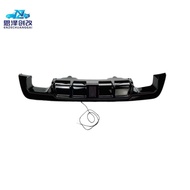 ชุดแต่งรอบคัน BMW E60 ท่อไอเสียคู่พร้อมไฟและดิฟฟูเซอร์หลัง สีดำ