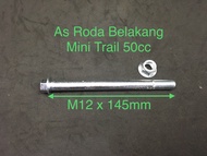 As Roda motor mini Belakang Mini Trail 50cc