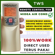 TWS Midea / Koolman Aircond Remote Control